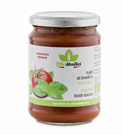 Bio Italia Organic Basil Sauce - 358Ml