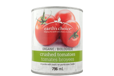 Earth's Choice Crushed Tomatoes With Basil - 796Ml
