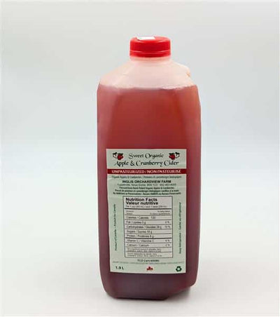 Inglis Orchardview Farm Organic Apple Cranberry Cider 1.9L