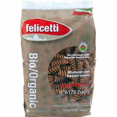 Felicetti Organic Spelt Fusili - 454G