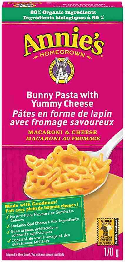 Annie's Bunny Pasta With Yummy Cheese Mac & Cheese - 170G