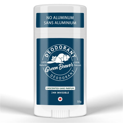 Green Beaver Natural Deodorant: Unscented - 50G
