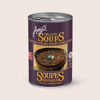 Amy's Kitchen Organic Black Bean Vegetable Soup - 398Ml
