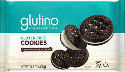 Glutino Gluten Free Chocolate Vanilla Creme Cookies, 300G