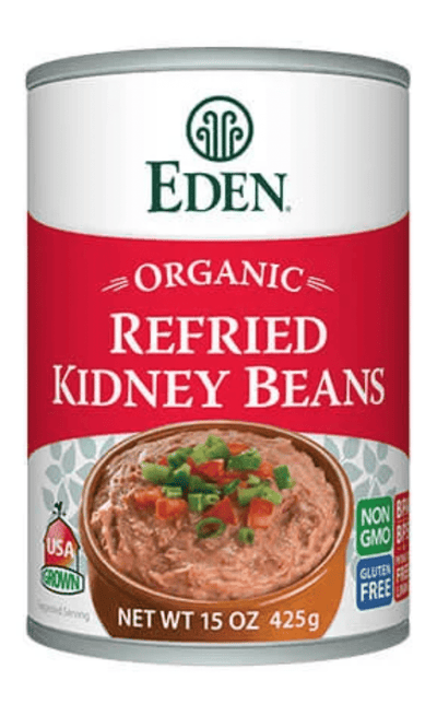 Eden Organic Refried Kidney Beans, 398 mL