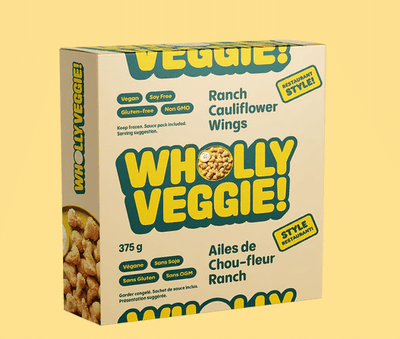Wholly Veggie Vegan Ranch Cauliflower Wings 375G