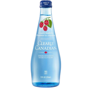 Clearly Canadian Country Raspberry Sparkling Water, 325Ml