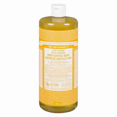 Dr. Bronner's Organic Pure Castile Liquid Soap: Citrus - 946M