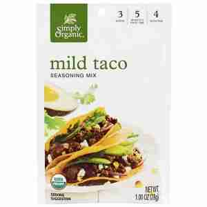 Simply Organic Mild Taco Seasoning Mix - 32G