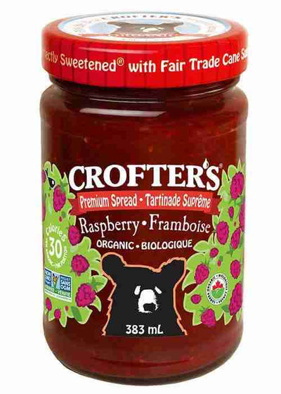 Crofter's Organic Seedless Raspberry Premium Spread, 383 mL