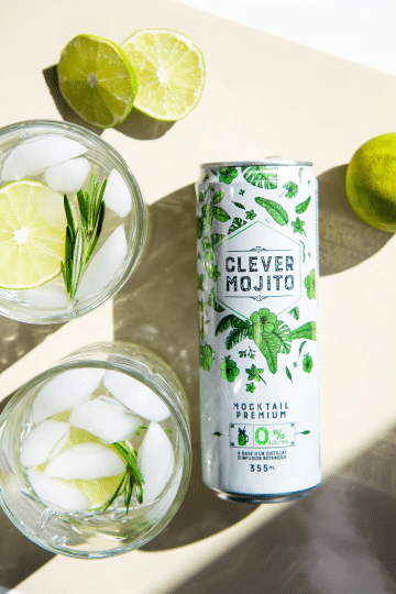 Clever Mocktails Non Alcoholic Mojito, 355, Ml