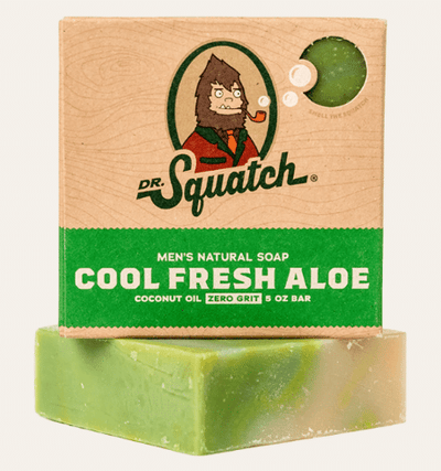 Dr. Squatch Cool Fresh Aloe Bar Soap, 141 g