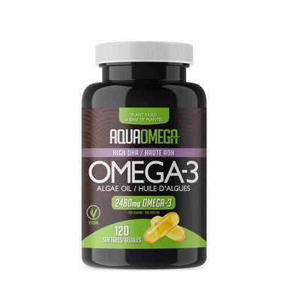 Aqua Omega Plant Based High DHA, 120Sgel