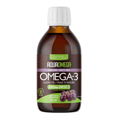 Aqua Omega Plant Based High DHA 225Ml, Grape