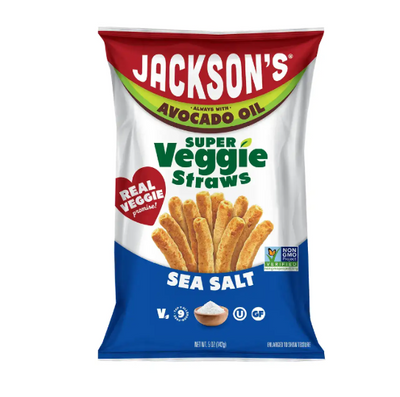 Jackson's Veggie Straws - Sea Salt, 142G