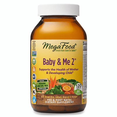 Mega Food Baby & Me 2 120 Tablets