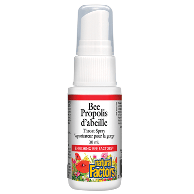 Natural Factors Bee Propolis 30Ml Throat Spray