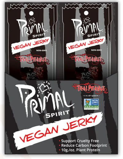 Primal Spirit - Thai Peanut Vegan Jerky, 28G