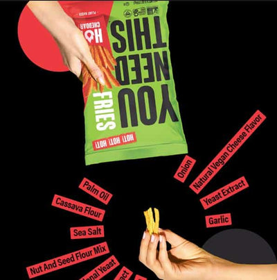 You Need This Fries Hot Cheddar 156G