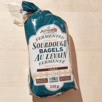Aidan's Gluten Free Fermented Sourdough Bagels, 4Pk