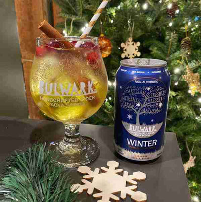 Bulwark Winter Non-Alcoholic Sparkling Craft Cider, 355Ml