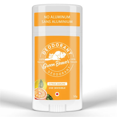 Green Beaver Natural Deodorant, Citrus, 50 g