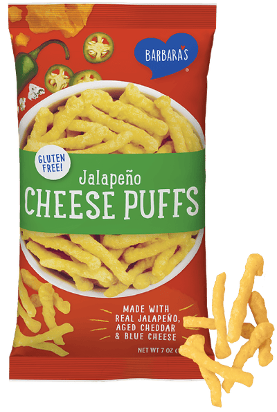 Barbara's Baked Jalapeño Cheez Puffs, 198 g