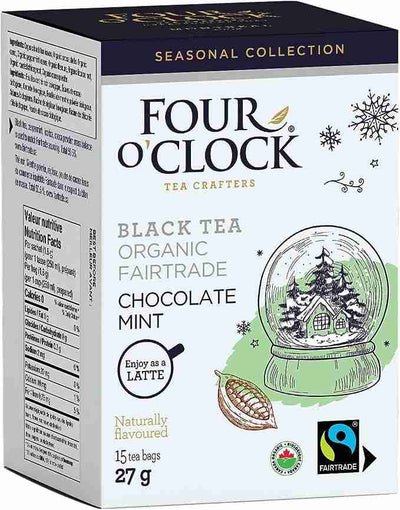 Four O'clock - Chocolate Mint Black Tea, 15 Bags