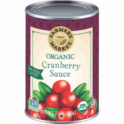 Farmers Market Foods Organic Cranberry Sauce - 425Ml