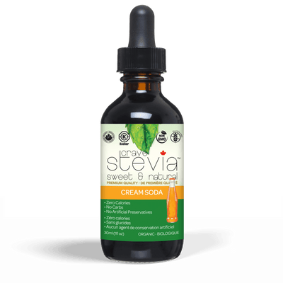 Crave Stevia - Cream Soda Liquid Drops, 30Ml