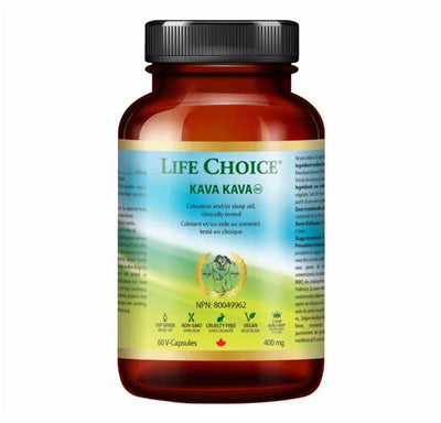 Life Choice Kava Kava 400 mg, 60 Capsules