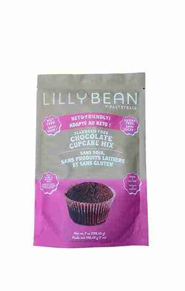 LillyBean Keto Chocolate Cupcake Mix, 198 g