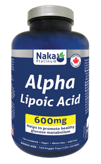 Naka Alpha Lipoic Acid 600 mg, 150 Caps