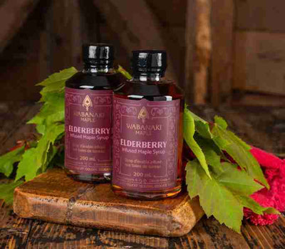 Wabanaki Elderberry Infused Maple Syrup 200Ml