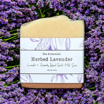 The Holmstead Herbed Lavender Bar Soap, 4.2 oz
