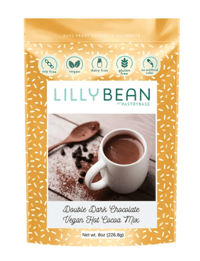 Lilly Bean Double Dark Chocolate Vegan Hot Chocolate Mix, 226G
