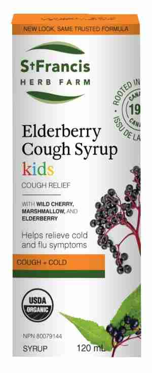 St Francis Elderberry Cough Syrup for Kids, 120 mL