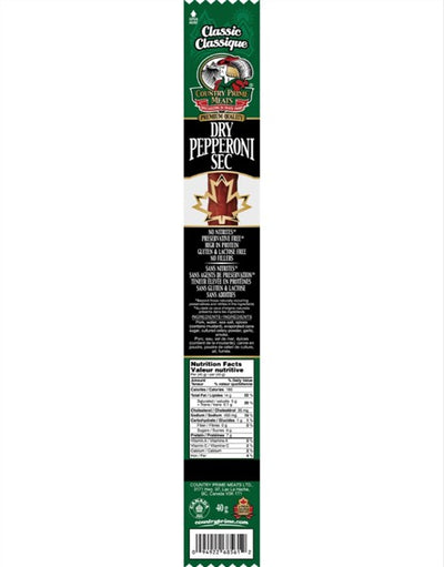 Country Prime Meats Dry Pepperoni Stick - Classic, 40G
