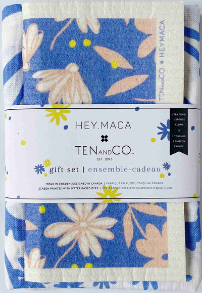 Ten And Co. Sponge Cloth X Hey Maca Gift Set