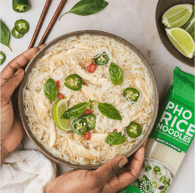 Lotus Foods Organic Traditional Pho Rice Noodles, 227 g