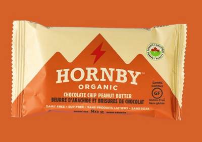 Hornby Organic Chocolate Chip Peanut Butter Bars, 80G