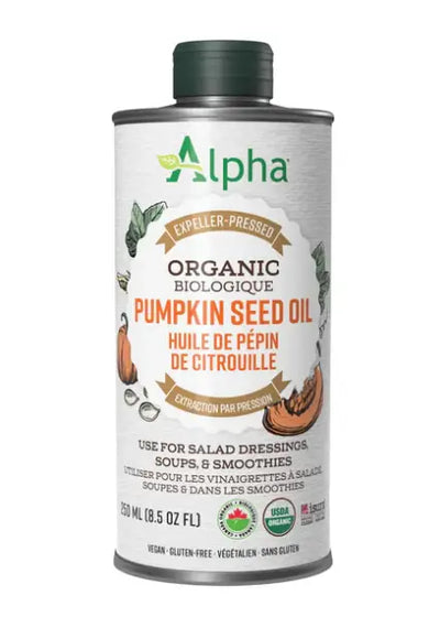Alpha Expeller Pressed Organic Pumpkin Seed Oil, 250Ml