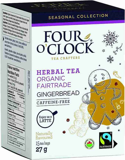 Four O'clock - Gingerbread Herbal Tea, 15 Bags