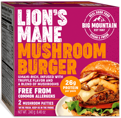 Big Mountain Foods Lion's Mane Mushroom Burger 240G