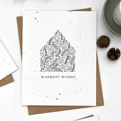 The Good Card - Holiday Floral Frames: Home