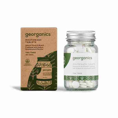 Georganics - Mouthwash Tablets: Tea Tree, 180 Tabs
