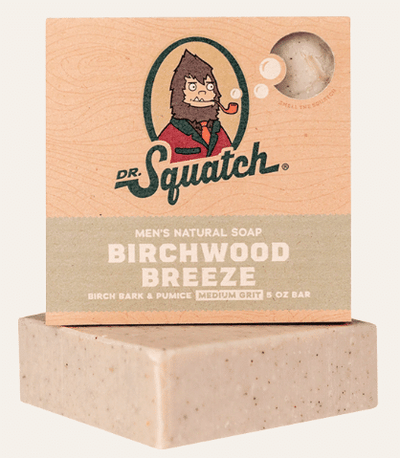 Dr. Squatch Birchwood Breeze Bar Soap, 141 g