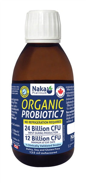 Naka Organic Probiotic 7, 125Ml