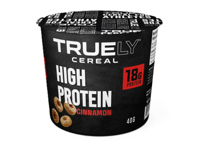 Truely Protein Cereal Cup Cinnamon, 40G
