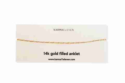 Karma Eleven - 14K Gold Filled Anklet